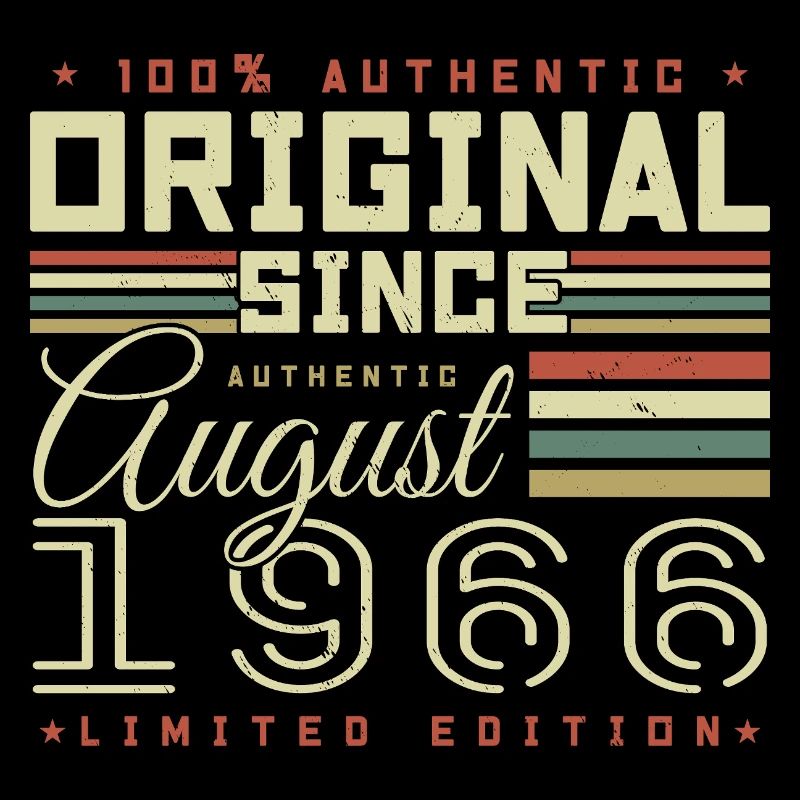 August 1966 Retro August 1966 August 1966 Anniversary