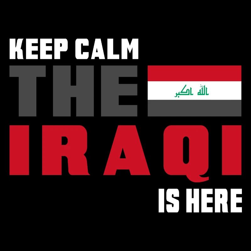 Drapeau Irak Keep Calm