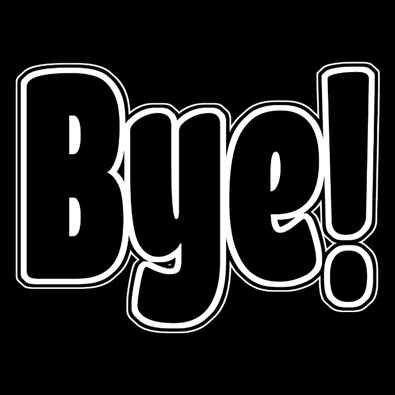 Au revoir!. Expression joyeuse