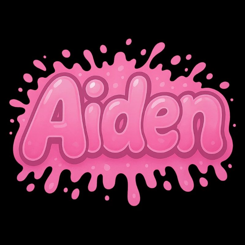 Graffiti Aiden Personalized name ideal gift printable on