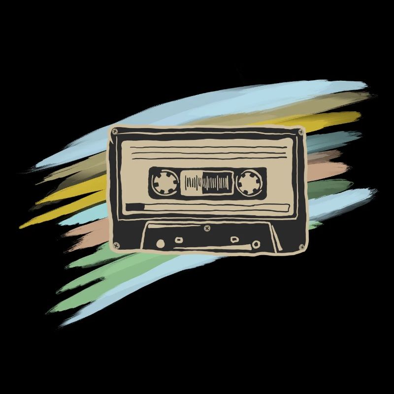 Cassettes Vibe Neon Brushes