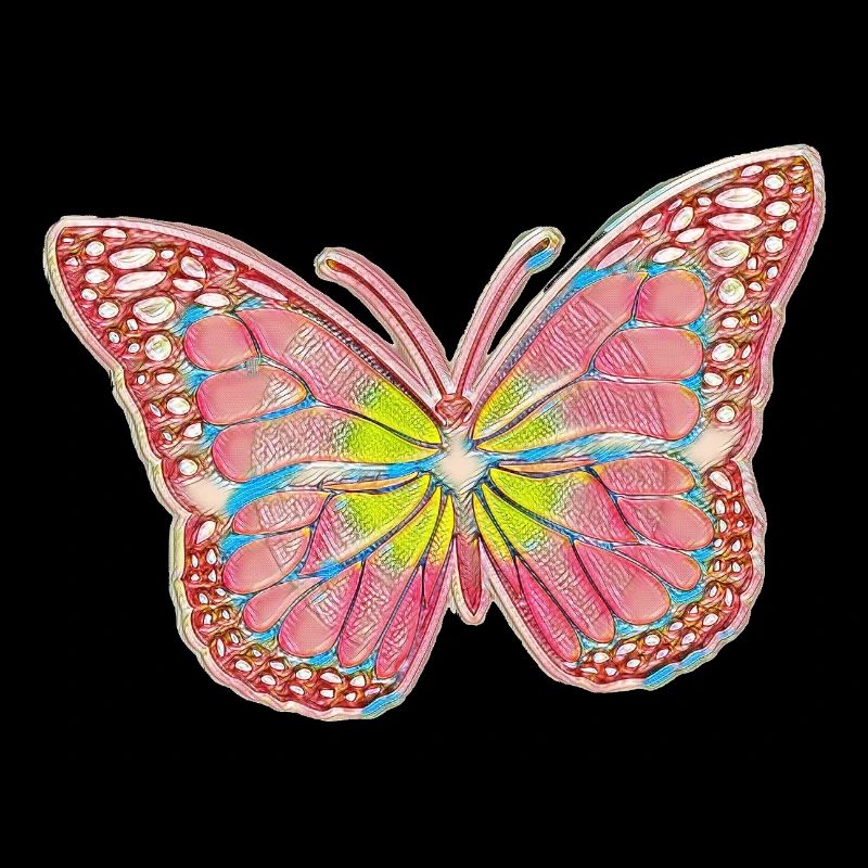 Conception magique de conte de fées papillon
