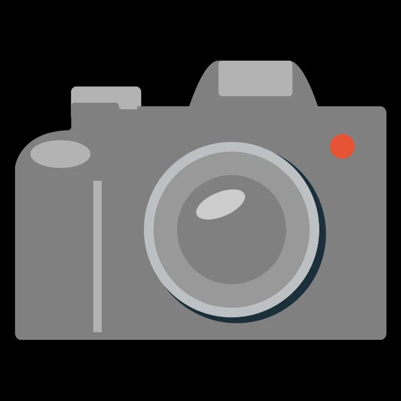 Kamera Icon Grafik Grau