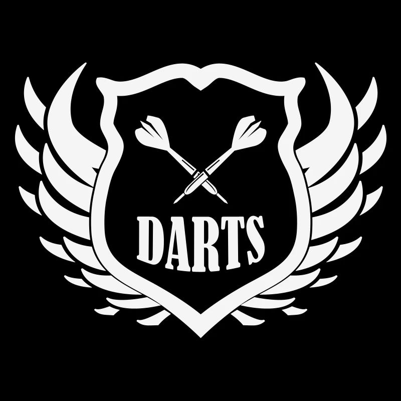 Darts Schild Flügel Motiv