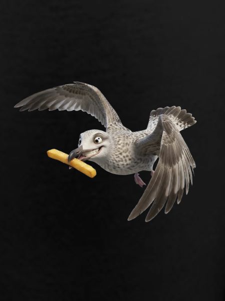 Mouette aux frites