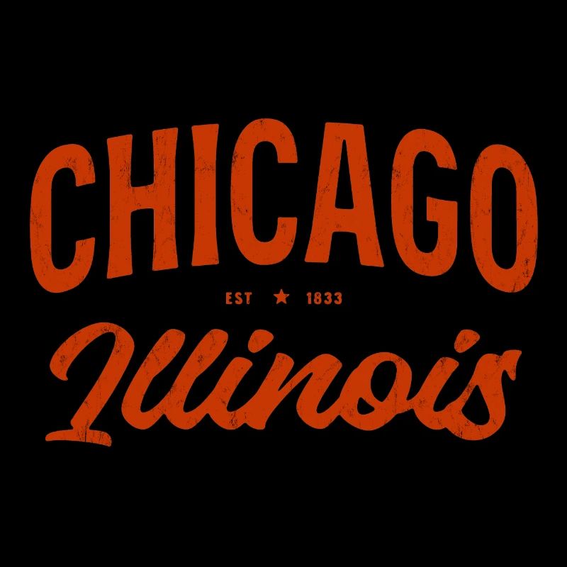 Chicago Illinois Vintage Script