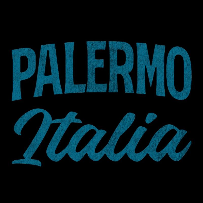 Palermo Italia Script Logo