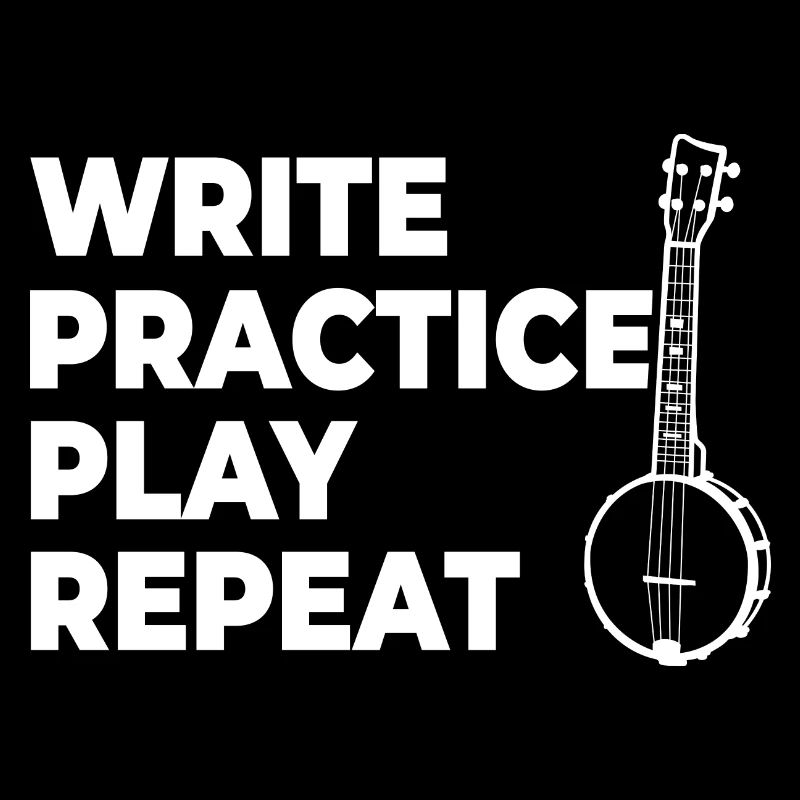 Writing, practicing, playing, repeating