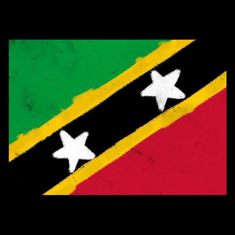 Drapeau de Saint-Kitts-et-Nevis