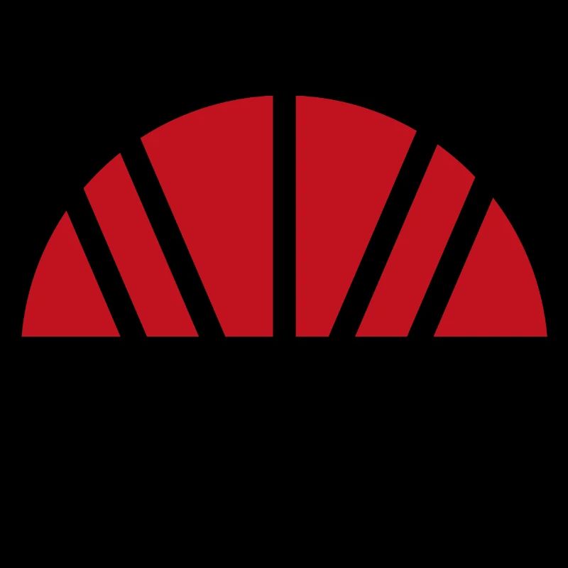 Authentic Abstract Red Ray Dawn