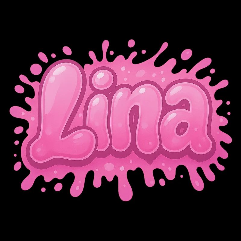 Graffiti LINA Name Gift Ideal Printable On