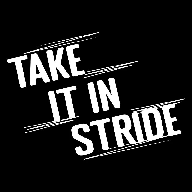 Marathon Runner Take It In Stride Running