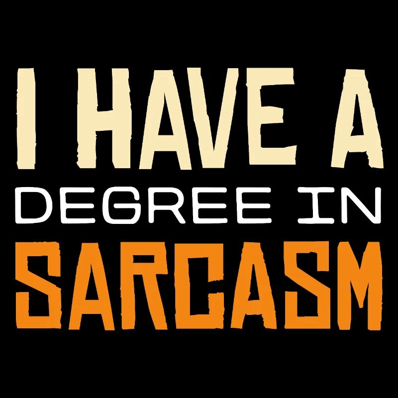 Sarcasm Graduation T-Shirt Design