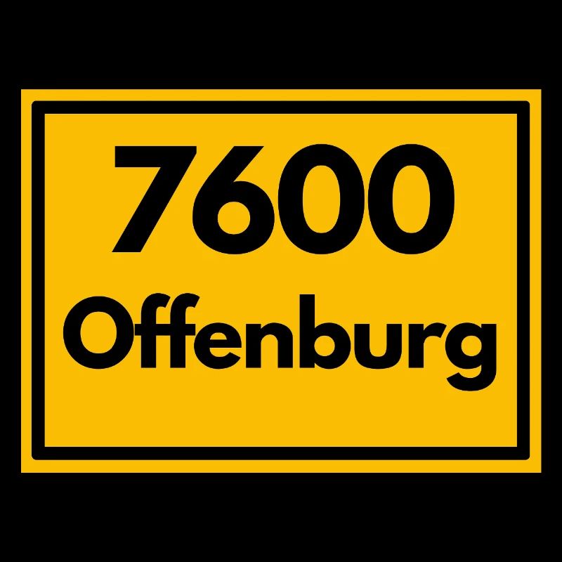 ANCIEN CODE POSTAL RETRO 7600 OFFENBURG