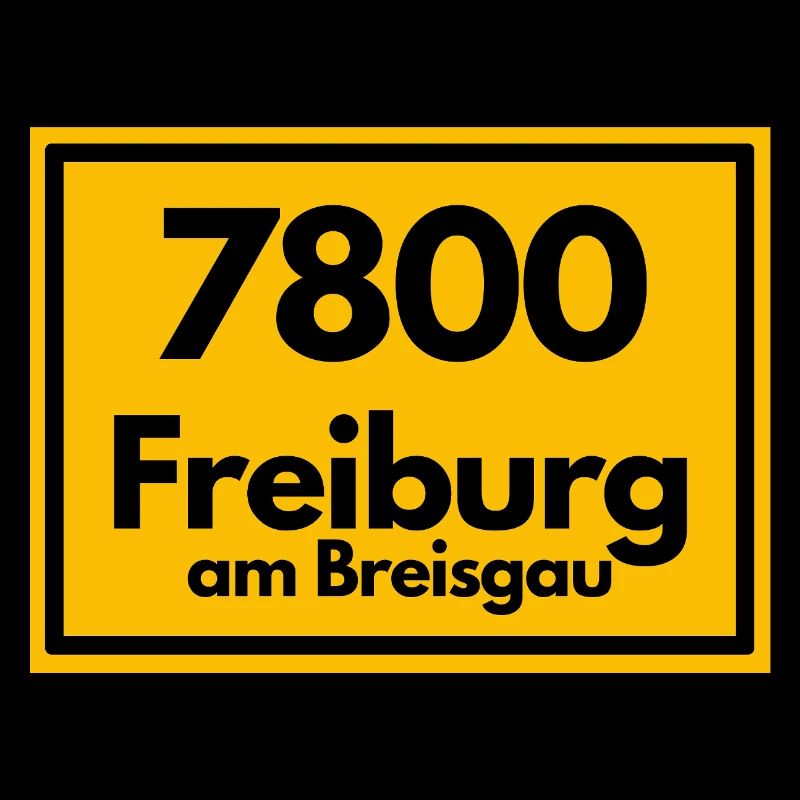 ANCIEN CODE POSTAL RÉTRO 7800 FREIBURG BREISGAU
