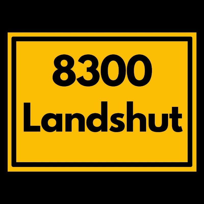 OLD POSTCODE POSTCODE RETRO 8300 LANDSHUT BAVARIA