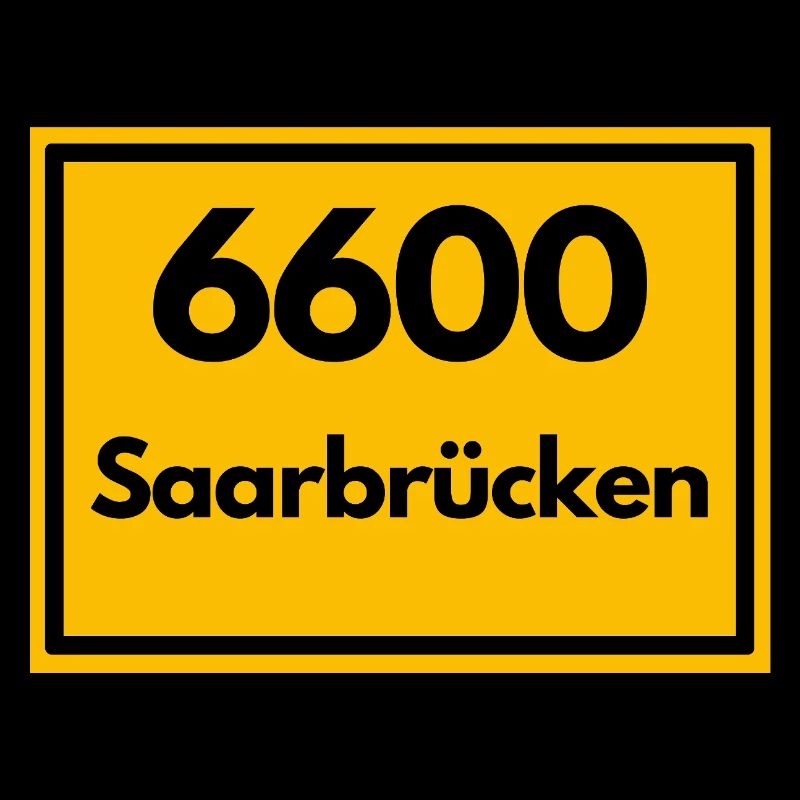 OLD POSTCODE POSTCODE RETRO 6600 SAARBRÜCKEN SAAR