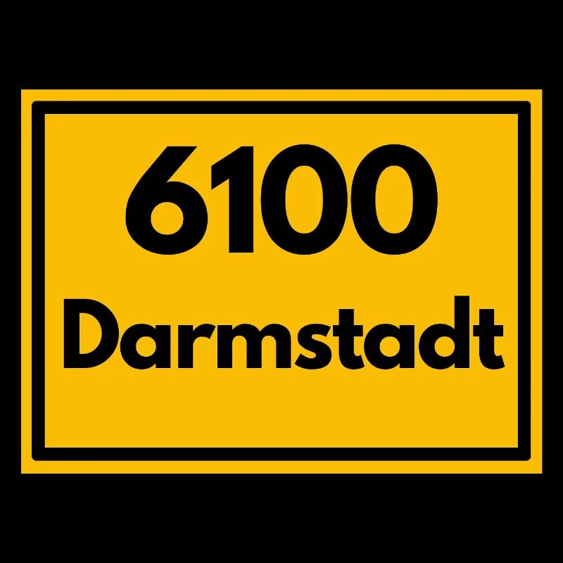 ANCIEN CODE POSTAL RETRO 6100 DARMSTADT HESSEN