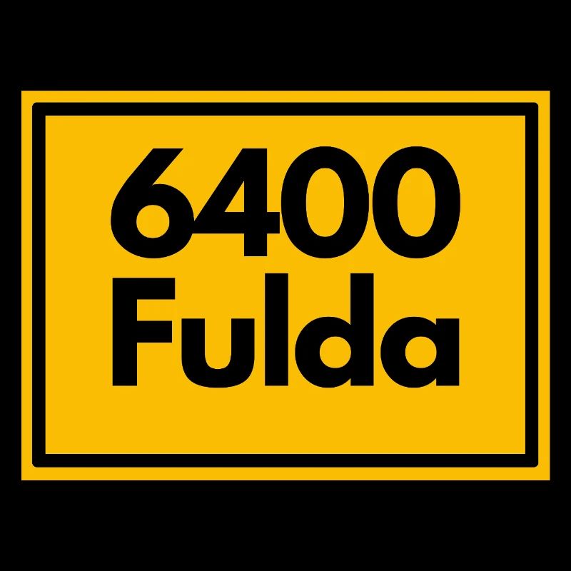 OLD POSTCODE POSTCODE RETRO 6400 FULDA - HESSEN