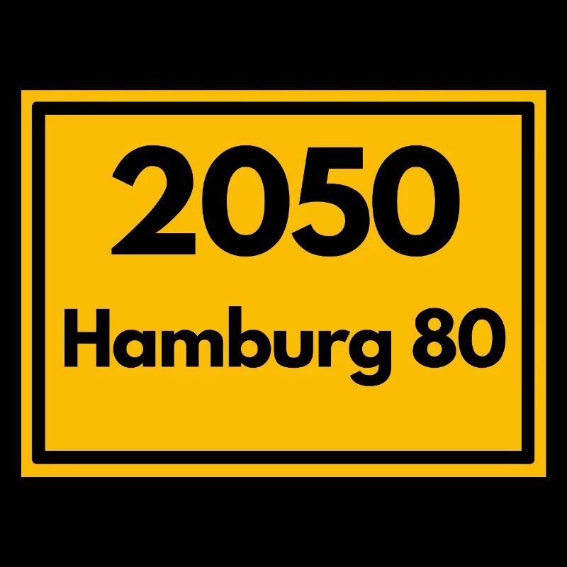 OLD POSTCODE POSTCODE RETRO 2050 HAMBURG 80 - ELBE
