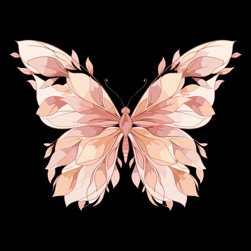 Pastel Wings Butterfly Pattern