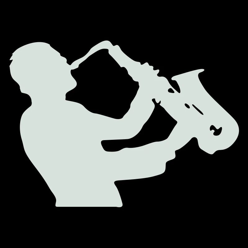 Jazz-Saxophon Silhouette