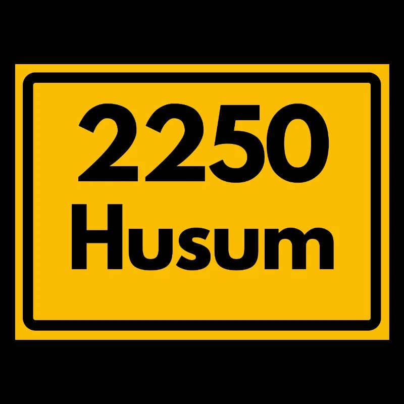 ANCIEN CODE POSTAL RETRO 2250 HUSUM – NORDSEE
