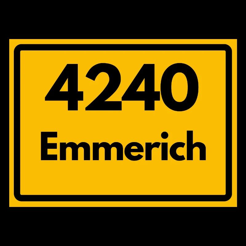 OLD POSTCODE POSTCODE RETRO 4240 EMMERICH – RHEIN