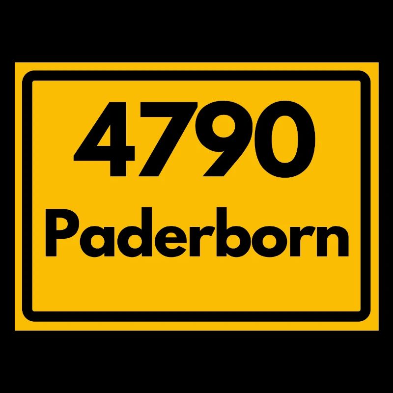 ANCIEN CODE POSTAL RETRO 4790 PADERBORN