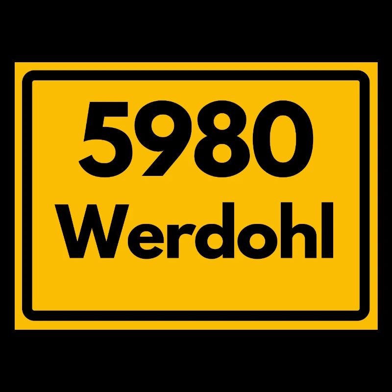 ANCIEN CODE POSTAL RÉTRO 5980 WERDOHL HEIMAT