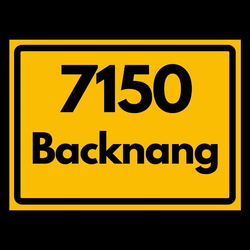 OLD POSTCODE POSTCODE RETRO 7150 BACKNANG HEIMAT