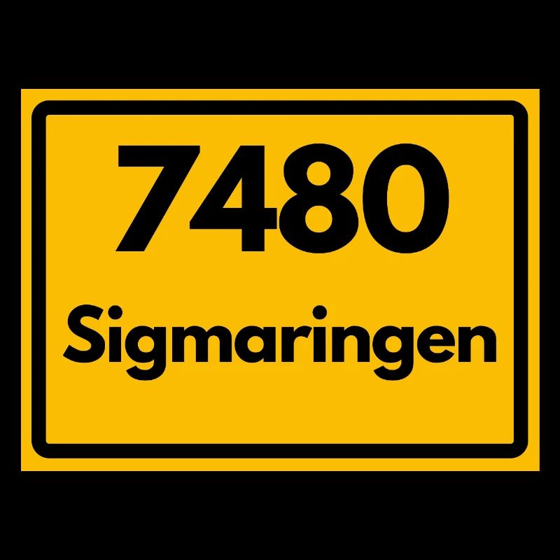 ANCIEN CODE POSTAL RÉTRO 7480 SIGMARINGEN HEIMAT