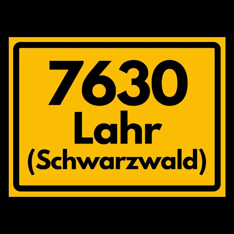 ALTE POSTLEITZAHL PLZ RETRO 7630 LAHR SCHWARZWALD 