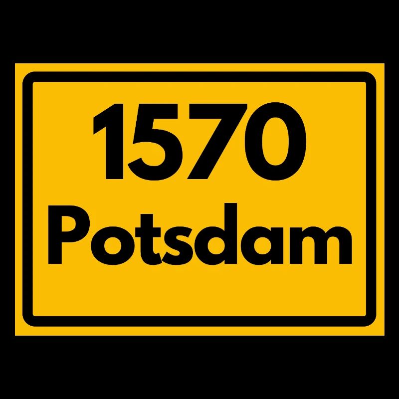 OLD POSTCODE POSTCODE RETRO 1570 POTSDAM HEIMAT