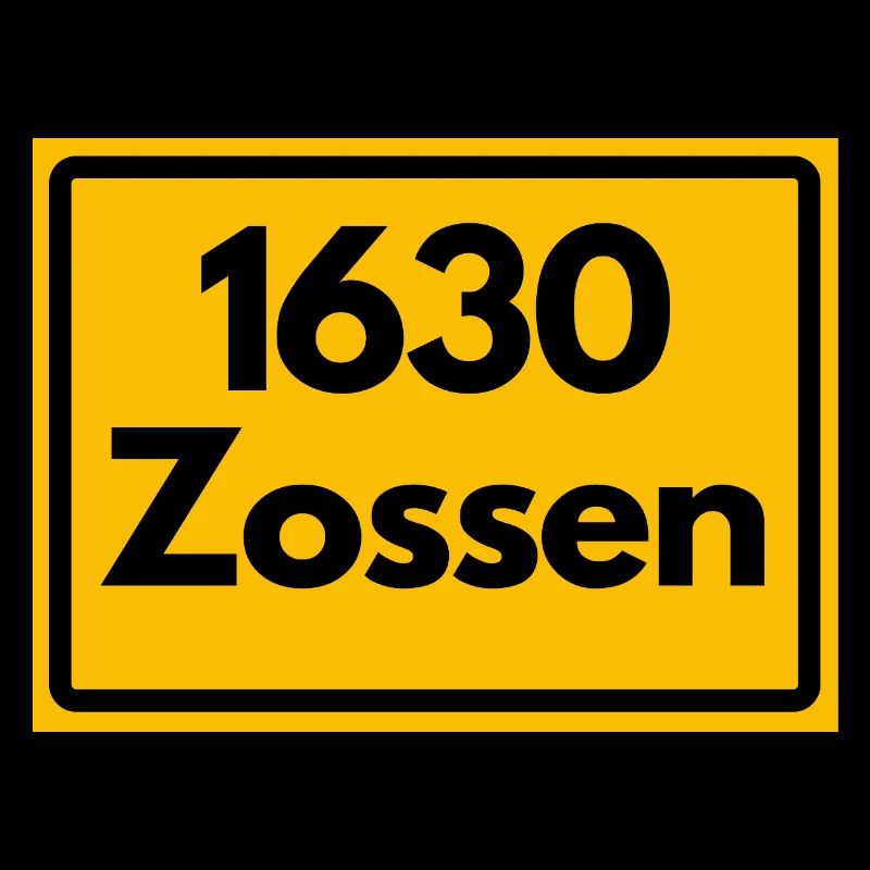 ALTE POSTLEITZAHL PLZ RETRO 1630 ZOSSEN HEIMAT