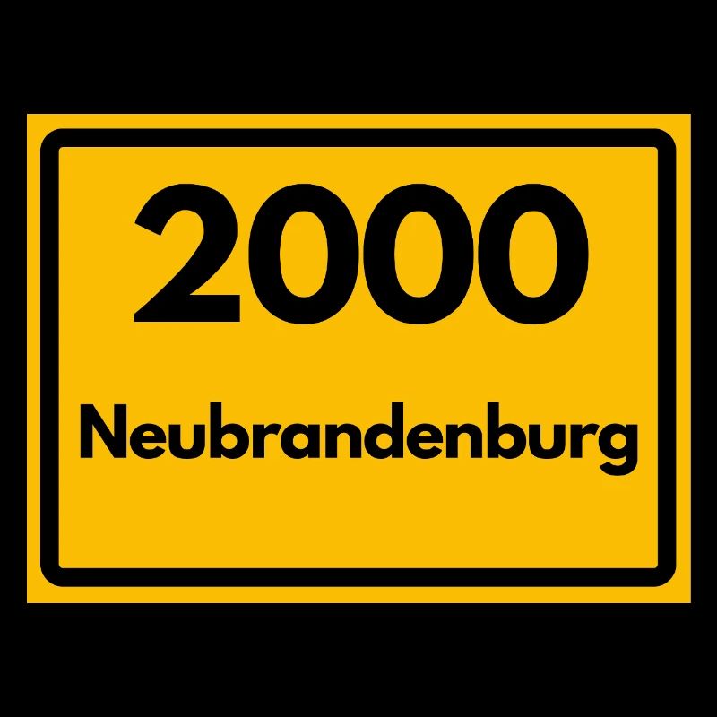 ALTE POSTLEITZAHL PLZ RETRO 2000 NEUBRANDENBURG 