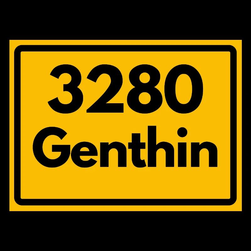 ANCIEN CODE POSTAL RÉTRO 3280 GENTHIN HEIMAT