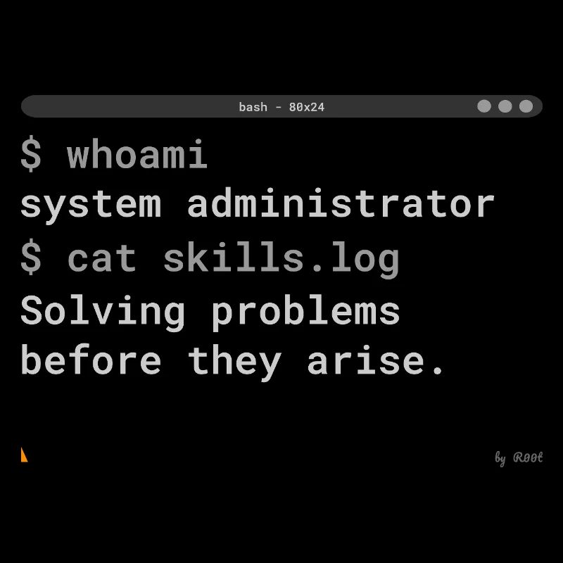 System Administrator Terminal Shirt