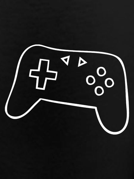 Retro-Controller Silhouette