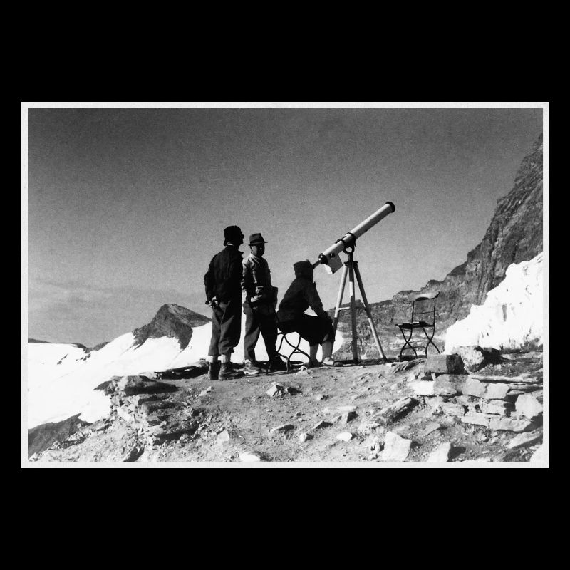 Three men and a telescope