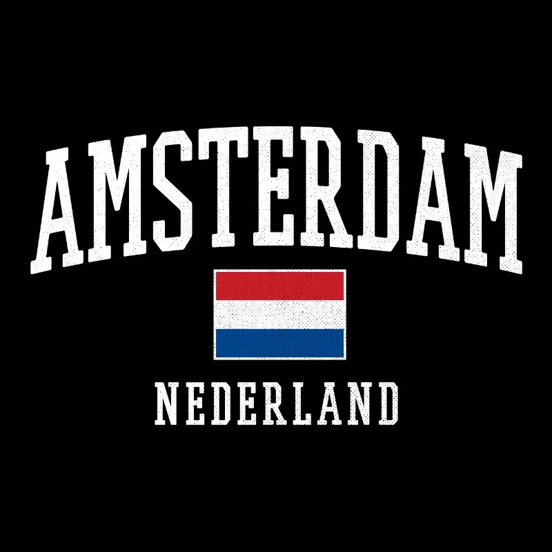 Conception du drapeau Amsterdam NL