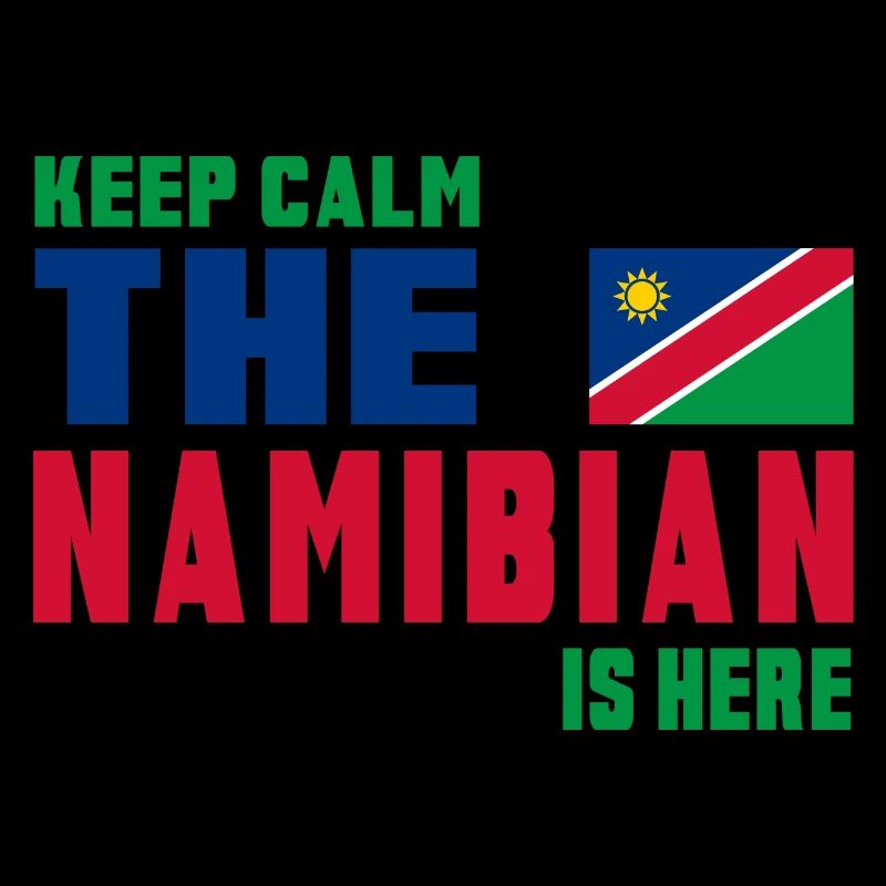 Keep Calm Namibia flag design