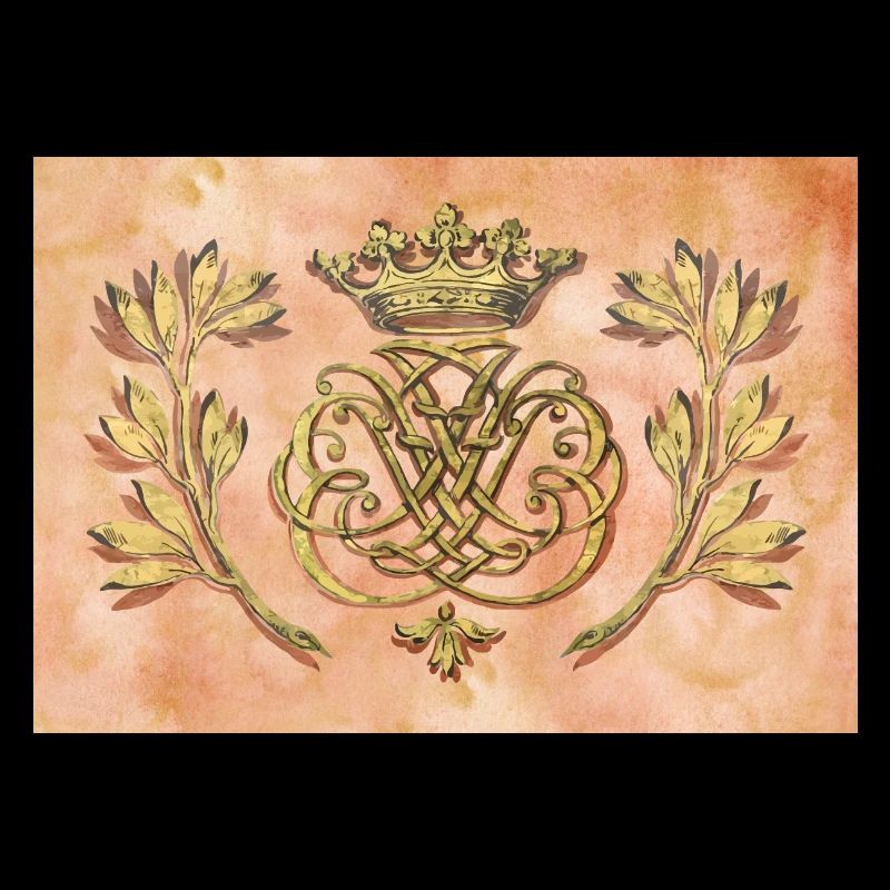 Bach Siegel / Monogramm / Wappen / Insignien