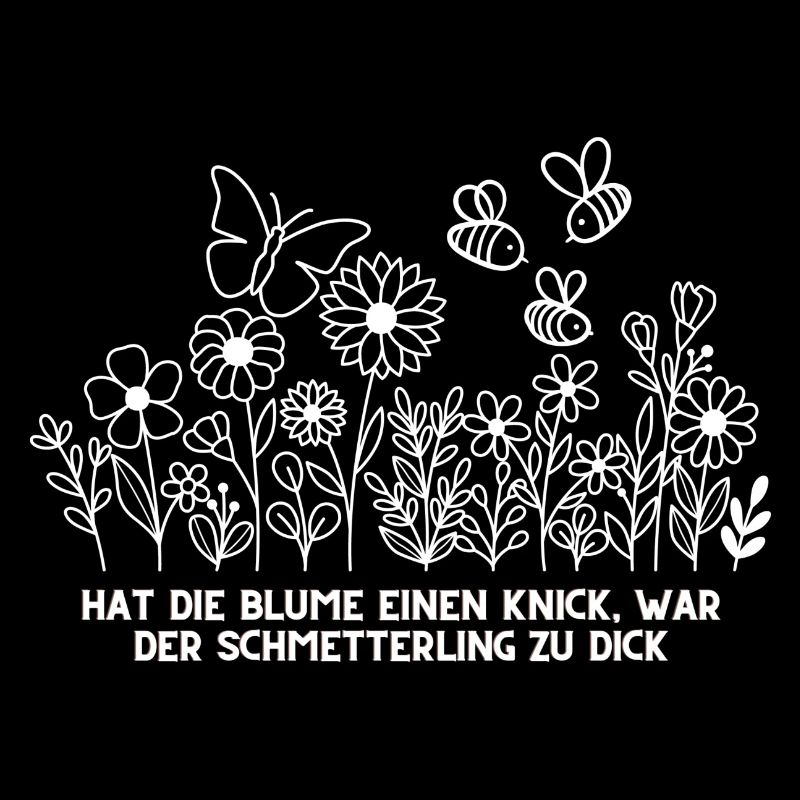 Hat die Blume einen Knick?