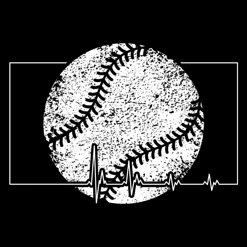 Baseball Heartbeat Emblem