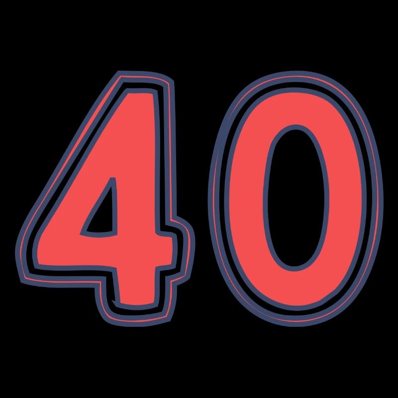 40. 40 ANS. 40e ANNIVERSAIRE. ANNIVERSAIRE 40 ANS.