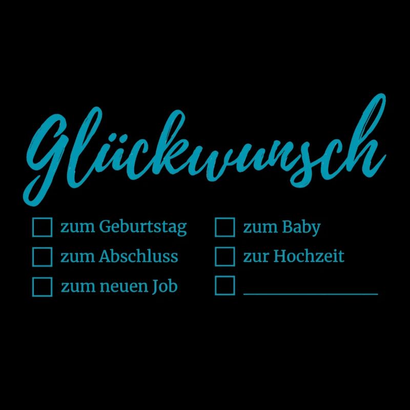 Congratulations lettering checkboxes