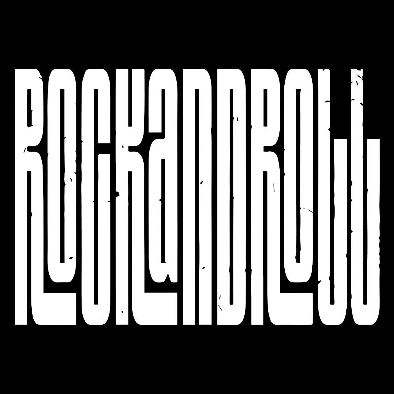 rock and roll bold logo design