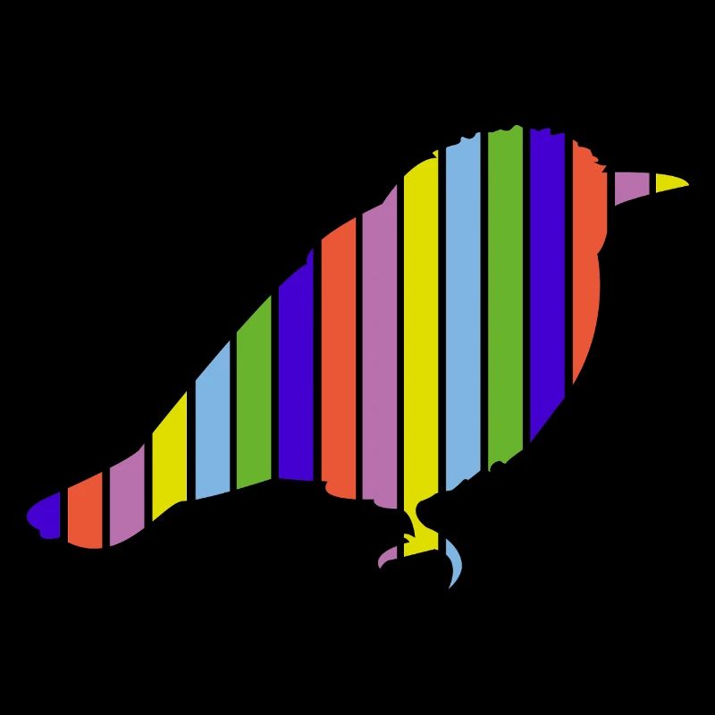 Vogel in bunten Farben