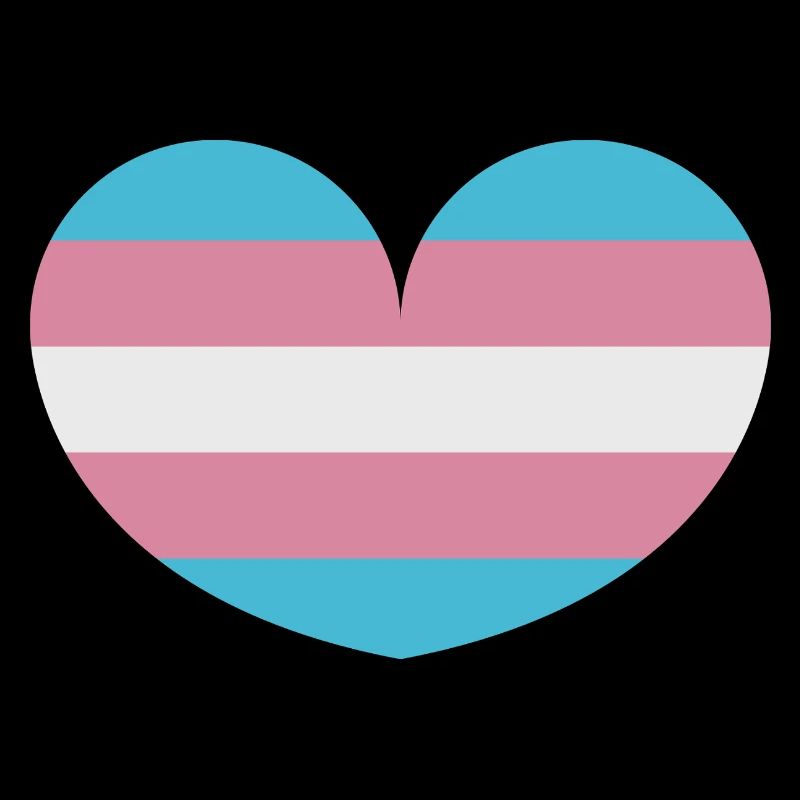 Drapeau trans heart